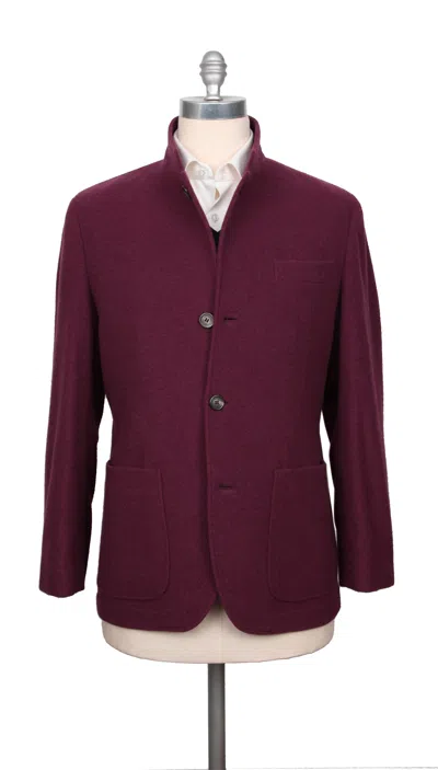 Pre-owned Brunello Cucinelli Burgundy Jacket - (bc0108223) In Red