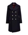 Brunello Cucinelli Martingale Double-breast Coat Men In Black