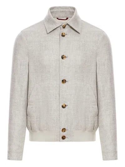 BRUNELLO CUCINELLI BUTTON-DOWN JACKET