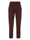 Brunello Cucinelli Button-fastening Stretch-cotton Trousers