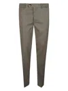 Brunello Cucinelli Button-fly Trousers In Gray
