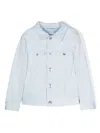 Brunello Cucinelli Button-front Shirt Jacket In 蓝色