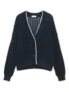 Brunello Cucinelli Button-up Cardigan In Blue