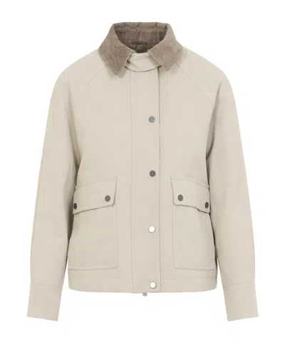 BRUNELLO CUCINELLI BRUNELLO CUCINELLI ZIPPED JACKET