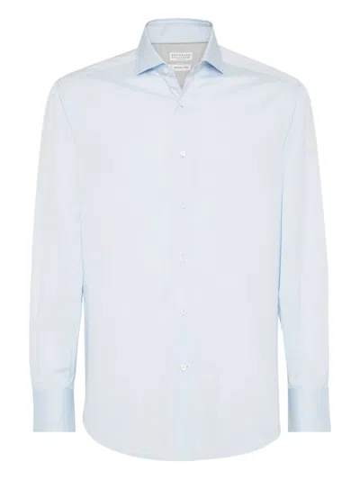 BRUNELLO CUCINELLI BUTTON-UP SHIRT