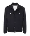 Brunello Cucinelli Man Jacket Black Size Xxl Leather In Black