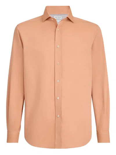 Brunello Cucinelli Button-up Shirt In Pink