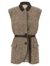 Brunello Cucinelli Buttoned Chevron Vest