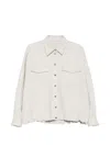 Brunello Cucinelli Buttoned Flap-pocket Jacket In Neutral