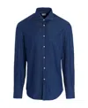 Brunello Cucinelli Buttoned Long-sleeved Shirt In Blue