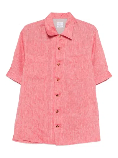 Brunello Cucinelli Buttoned Shirt In Pink
