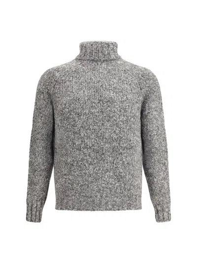 BRUNELLO CUCINELLI BUTTONED TURTLENECK SWEATER