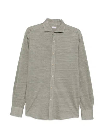 Brunello Cucinelli Button-fastening Shirt In Gray