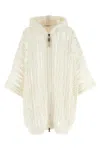 Brunello Cucinelli Cable & Mesh Sweaters And Cardigans White