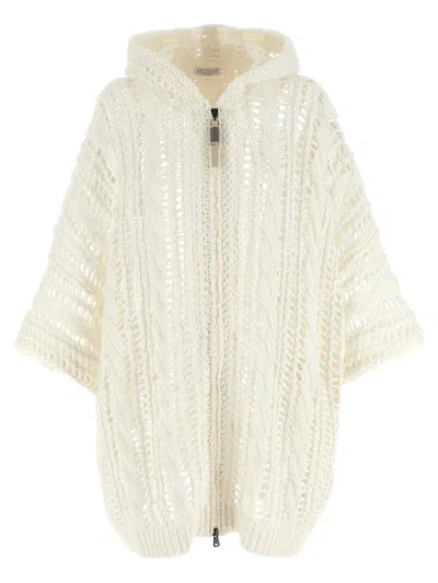BRUNELLO CUCINELLI BRUNELLO CUCINELLI 'CABLE & MESH' CARDIGAN