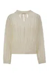 Brunello Cucinelli Women's Cable & Mesh Jute And Cotton Jersey