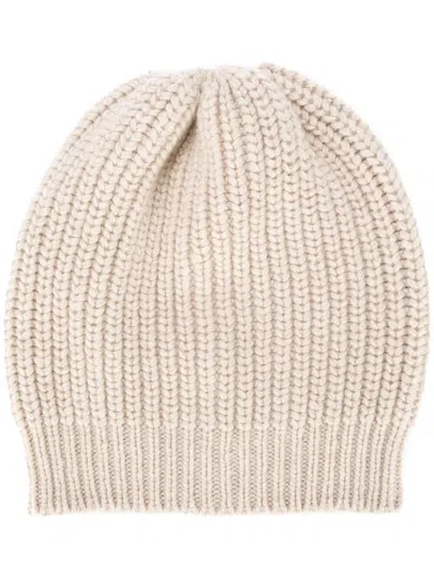 Brunello Cucinelli Cable Knit Beanie In A Simple Design