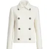 Brunello Cucinelli Cable Knit Blazer In White