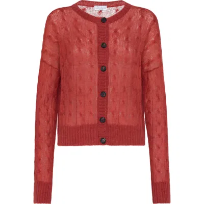 BRUNELLO CUCINELLI BRUNELLO CUCINELLI CABLE KNIT CARDIGAN