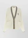 Brunello Cucinelli Braided Cardigan Sweaters And Cardigans White