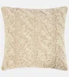 Brunello Cucinelli Cable-knit Linen And Silk Pillow In Beige