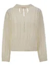 Brunello Cucinelli Cable-knit Mesh Jumper
