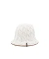 Brunello Cucinelli Cable-knit Sequined Bucket Hat