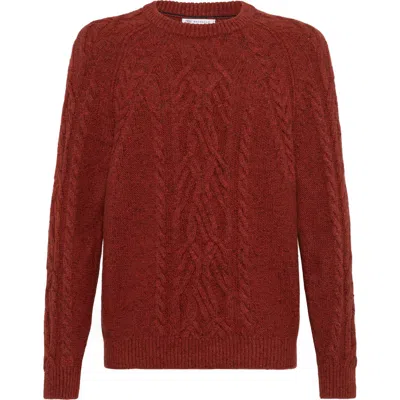BRUNELLO CUCINELLI BRUNELLO CUCINELLI CABLE KNIT SWEATER