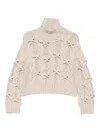 Brunello Cucinelli Cable-knit Cashmere Sweater In Gray