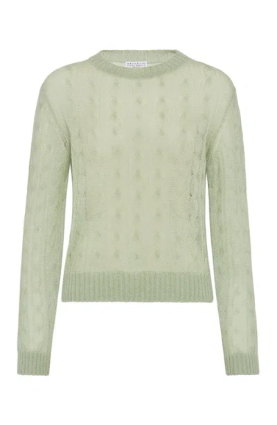 BRUNELLO CUCINELLI BRUNELLO CUCINELLI CABLE KNIT SWEATER