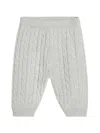 Brunello Cucinelli Cable-knit Trousers In Grey