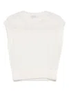 Brunello Cucinelli Cable-knit Vest In White