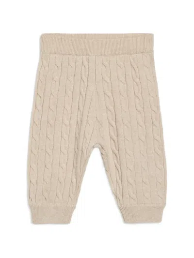 Brunello Cucinelli Cable-knit Baby Bernie Trousers In Neutrals