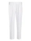 Brunello Cucinelli Cady Cropped Trousers In White