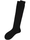 Brunello Cucinelli Cotton Calf-length Socks In Black