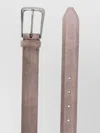 Brunello Cucinelli Calf Suede Adjustable Length Belt