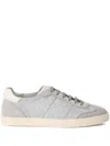 Brunello Cucinelli Knitted Low-top Sneakers In White