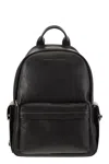 Brunello Cucinelli Calfskin Backpack With Grain In Brown