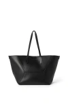 Brunello Cucinelli Shopper Bag With Monili In Black