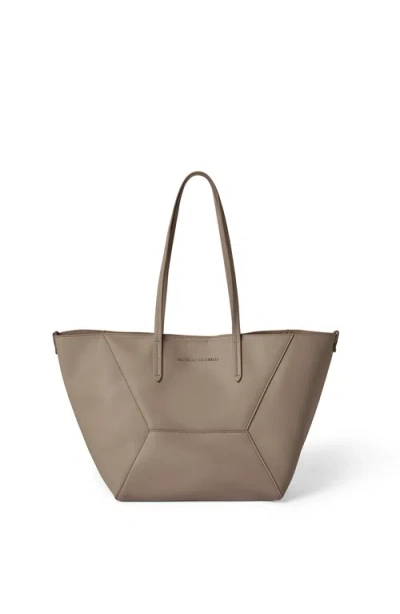 BRUNELLO CUCINELLI BRUNELLO CUCINELLI CALFSKIN BC DUO BAG