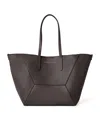 Brunello Cucinelli Calfskin Bc Duo Tote Bag In Brown
