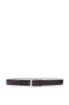 Brunello Cucinelli Calfskin Belt In Brown