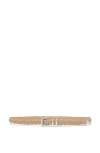 Brunello Cucinelli Calfskin Belt In Hazelnut