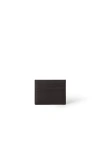 Brunello Cucinelli Calfskin Card Case In Brown