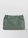 BRUNELLO CUCINELLI CALFSKIN EMBOSSED GRAINED LEATHER CLUTCH BAG
