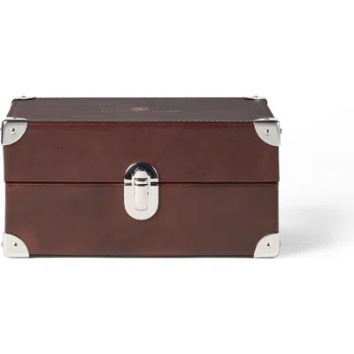 Brunello Cucinelli Calfskin Glasses Organizer In Neutral