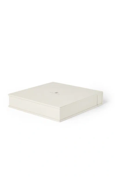 Brunello Cucinelli Calfskin Glasses Organizer In White