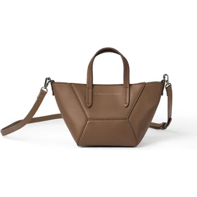Brunello Cucinelli Calfskin Mini Bc Duo Bag