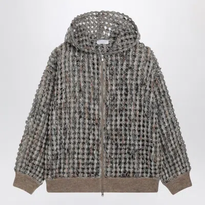 Brunello Cucinelli Billionaire Boys Club Chceckout Varsity Jacket In Blue