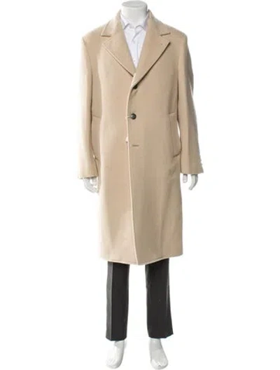 Pre-owned Brunello Cucinelli Camel Hair Overcoat W/ Tags In Neutral